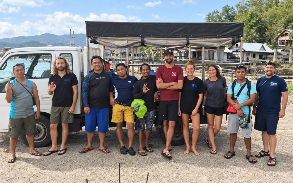 The dive team on MCP’s Bais LGU dive training trip