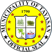 Municipality of Tayasan seal